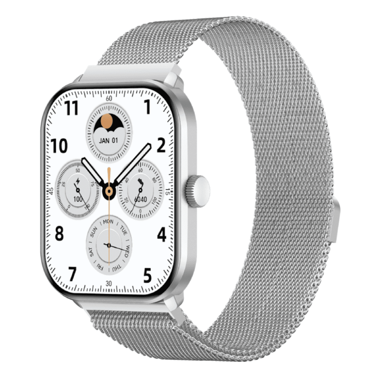 ساعت هوشمند 46 میلی متری گلوریمی مدل GC Plus با بند سلیکیونی و مغناطیسی